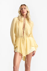 Camisa Sintonia Manteiga