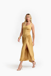 Vestido Sunset Dourado